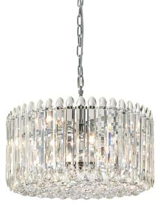 Franklite Diva 11 Light Crystal Ceiling Pendant Light In Polished Chrome Finish FL2461-11