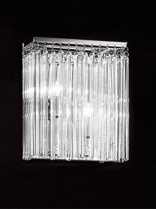Franklite FL2093/2 Carillon 2 Light Glass Rod Wall Light