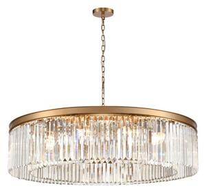 Franklite Perdita 12 Light Ceiling Pendant Light In Aged Brass Finish FL2465-12