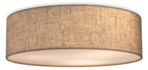 Firstlight 6882OY Camden Flush Ceiling Light With Oyster Linen Shade