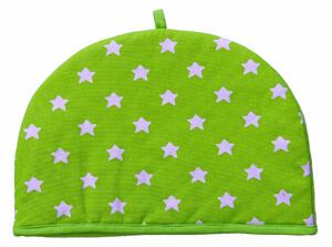 Homescapes Tea Cosy Double Design Stars Green Teapot Warmer