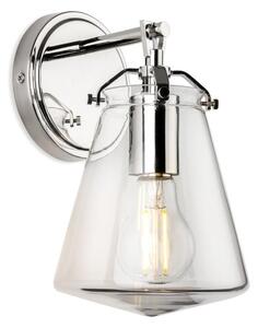 Firstlight 6855CH Milos Wall Light In Chrome with Clear Glass