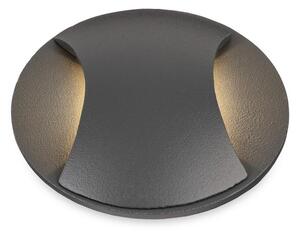 Firstlight 6825GP Mini LED Driveover Light In Graphite Finish - 2 way