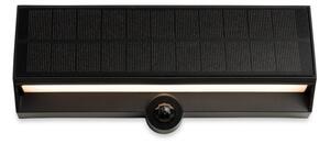 Firstlight 6810BK Augusta LED Solar Wall Light with PIR In Black Finish