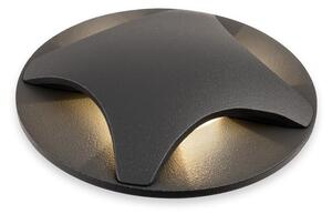 Firstlight 6826GP Mini LED Driveover Light In Graphite Finish - 4 way