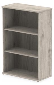Impulse 1200mm Wooden Bookcase In Grey Oak