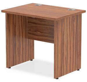 Impels 800mm Computer Desk In Walnut With Panel End Leg