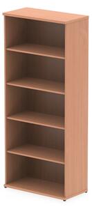 Impulse 2000mm Wooden Bookcase In Beech