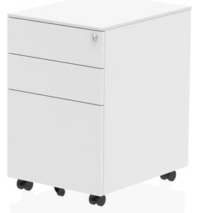 Impulse Steel Office Mobile Pedestal In White