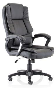 Dakota PU Leather High Back Home And Office Chair In Black