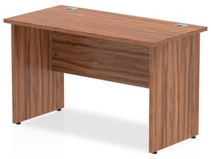 Impales 600mm Computer Desk In Walnut With Panel End Leg