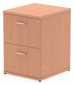Impulse Wooden 2 Drawers Filing Cabinet In Beech