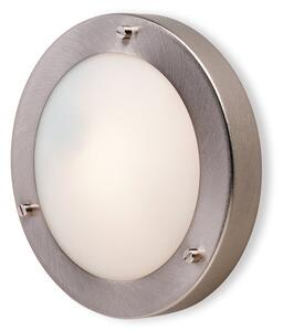Firstlight Rondo 2745 Brushed Steel Flush Fitting Wall Light