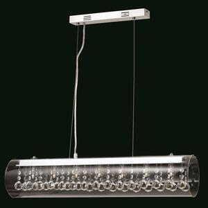 Impex CFH905261/07/CH Verona Crystal Cylinder Pendant Ceiling Light