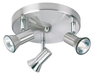 Firstlight Magnum 6093 Brushed Steel Triple Spotlight