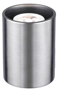 Small Modern Satin Silver LED Floor / Table Lamp Uplighter - No Bulb