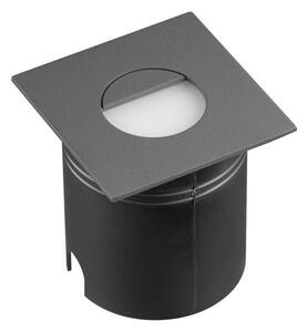 Mantra M7030 Aspen 1 Light Outdoor 3 Watt LED Square Eyelid Wall Lamp In Anthracite