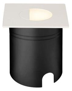 Mantra M7032 Aspen 1 Light Outdoor 3 Watt LED Square Eyelid Wall Lamp In Sand White