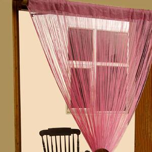 Homescapes Polyester Pink String Curtain