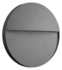 Mantra Fusion M7017 Baker 1 Light Outdoor Small Round 6 Watt, 275 Lumen Wall Light In Anthracite