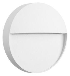 Mantra M7014 Baker 1 Light Outdoor Small Round 3 Watt, 155 Lumen Wall Light In Sand White