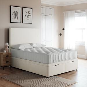 Everyday End Ottoman Bed Frame, Chenille Cream