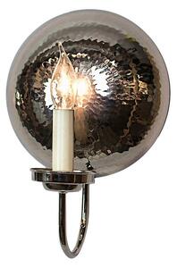 846AN La Luna 1 Light Small Wall Light In Antique Nickel - Dia: 220mm