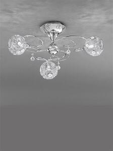 Franklite Orion FL2214/3 3 Light Semi Flush Ceiling Light