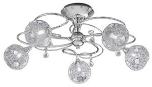 Franklite Orion FL2214/5 5 Light Semi Flush Ceiling Light