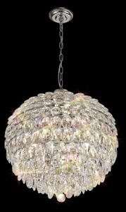 Diyas IL32802 Coniston 9 Light Ceiling Pendant In Polished Chrome
