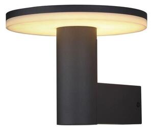 Mantra M6496 Cerler 1 Light LED Wall Light In Anthracite And Frosted Glass