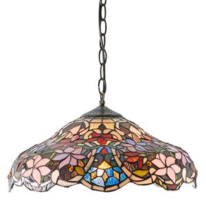 Interiors 1900 64325 Sullivan Tiffany Medium 1 Light Ceiling Pendant Light