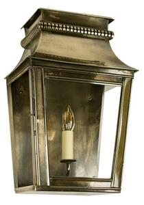 513AB Parisienne Small Passage Lantern In Antique Brass - H: 435mm