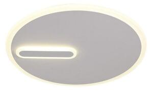 Mantra M6671 Clock LED Flush Ceiling Light In Sand White - Dia: 468mm