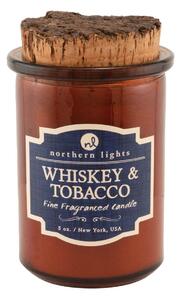 Northern Lights Spirit Whiskey and Tobacco Jar Candle Brown