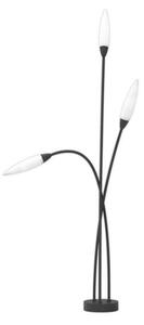 Mantra M6546 Espiga 3 Light Outdoor Floor Light In Anthracite And Opal White