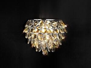 Diyas IL32806 Coniston 1 Light Wall Light In Polished Chrome