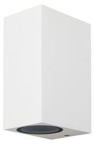 Mantra M6515 Kandanchu 2 Light Square Outdoor Wall Light In Sand White - H: 150mm