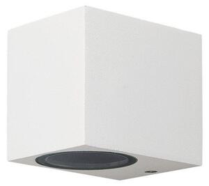 Mantra M6517 Kandanchu 1 Light Square Outdoor Wall Light In Sand White - H: 80mm
