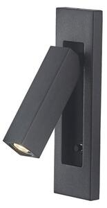 Mantra M6821 Gokova 1 Light LED Wall Light In Sand Black