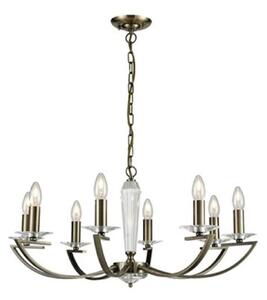 Franklite FL2242/8 Artemis Bronze 8 Light Chandelier