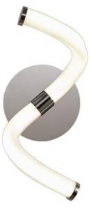 Mantra M6603 Nur II 12 Watt Wall Light In Polished Chrome And Opal White - Unswitched
