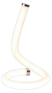 Mantra M6604 Nur II 12 Watt Table Lamp In Polished Chrome And Opal White