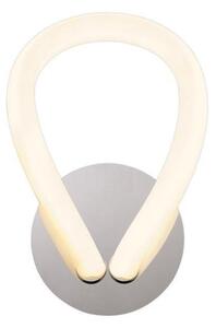 Mantra M6617 Knot LED II Wall Light In Polished Chrome And Opal White