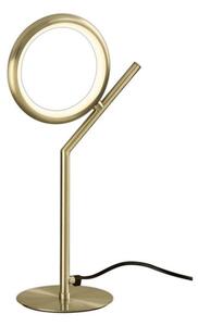Mantra M6586 Olimpia SG 8 Watt Table Lamp In Satin Gold/Opal White