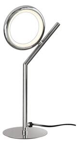 Mantra M6596 Olimpia CH 8 Watt Table Lamp In Polished Chrome/Opal White