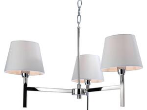 Firstlight 8218PST Transition 3 Light Chandelier With Cream Shades
