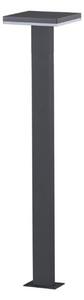 Mantra M6499 Tignes 10 Watt LED Pillar Light In Anthracite And Frosted Glass - H: 1000mm