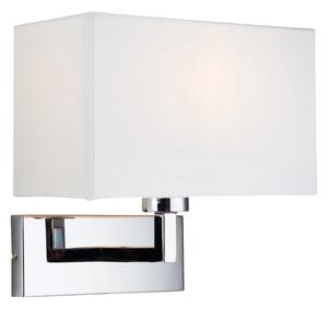Endon 96751-CH Piccolo 1 Light Chrome Wall Light With White Shade