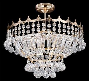 Searchlight 9113-39GO Versailles 5 Light Semi Flush Chandelier